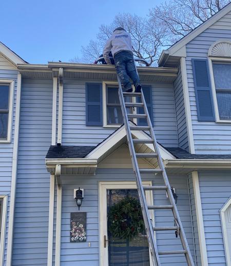 Completed exterior cleaning work by The Powerwash Guys