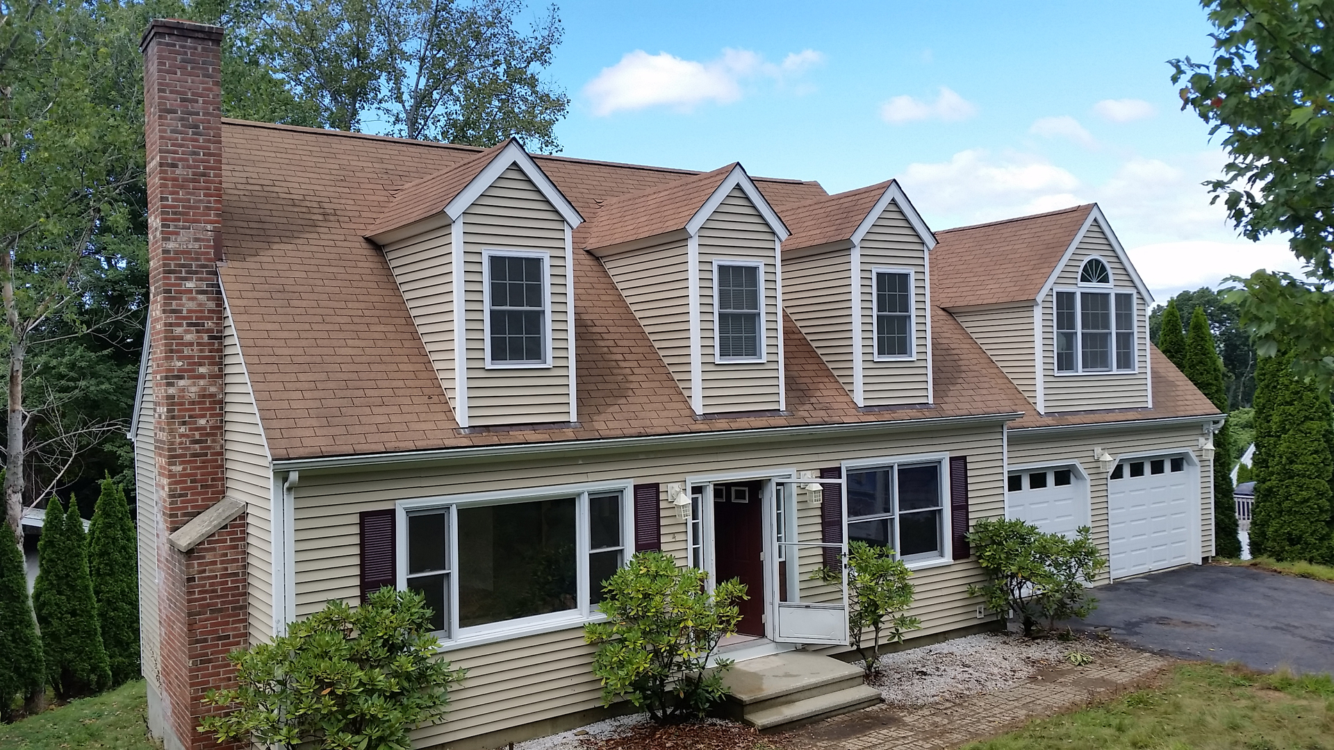 Completed exterior cleaning work by The Powerwash Guys