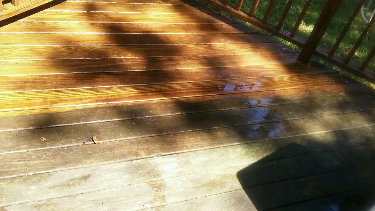 Completed exterior cleaning work by The Powerwash Guys