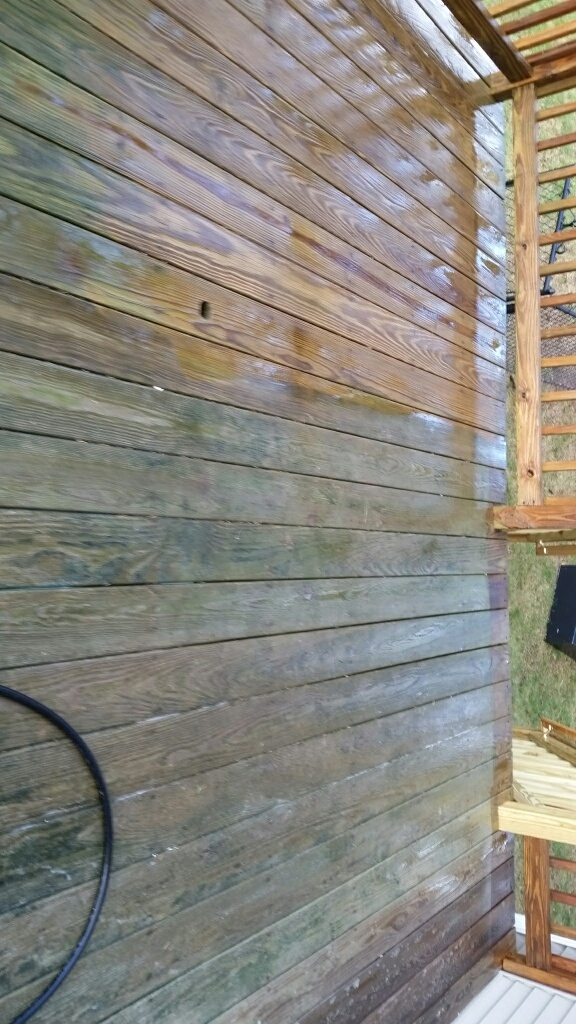Completed exterior cleaning work by The Powerwash Guys